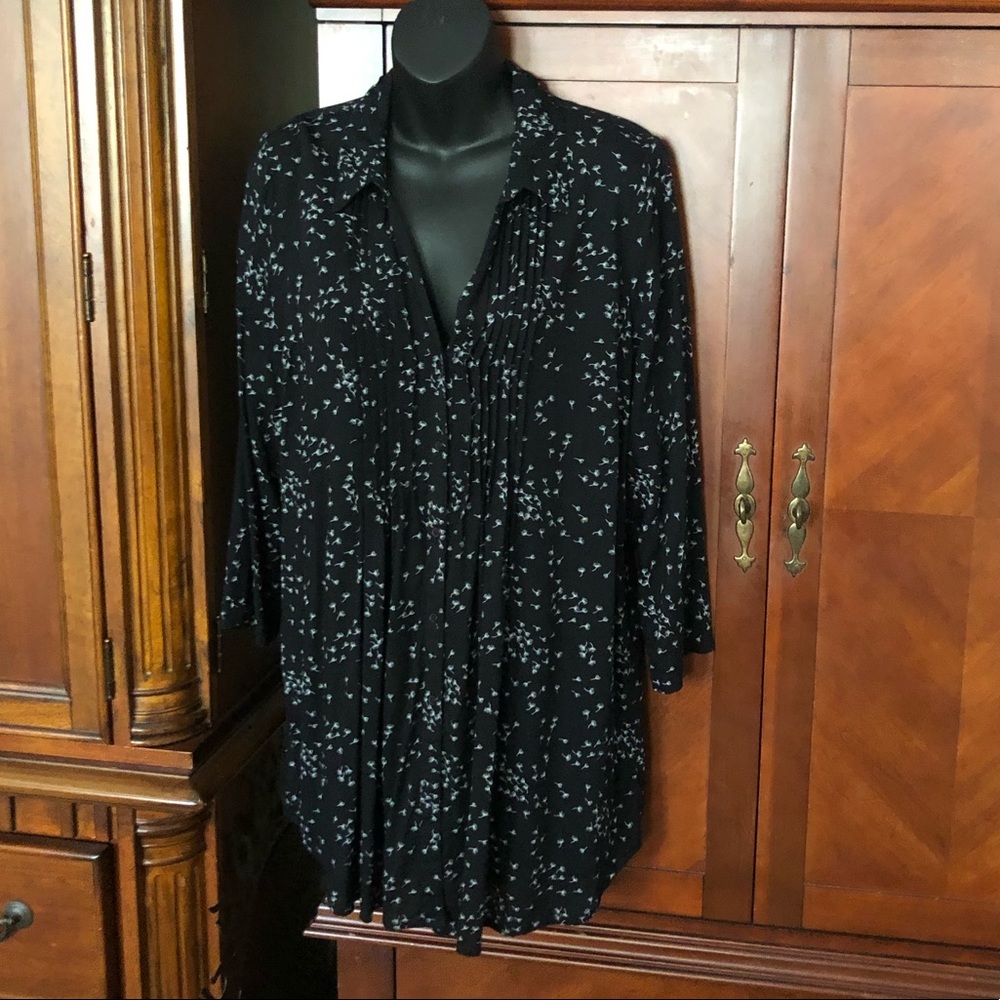 Motherhood Maternity Top size L black print - Picture 1 of 10